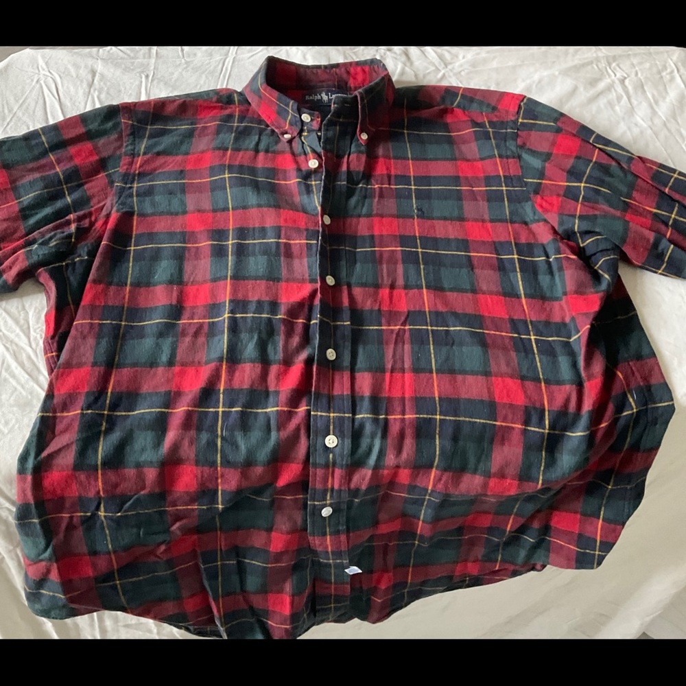Polo by Ralph Lauren. XL- soft flannel plaid shirt